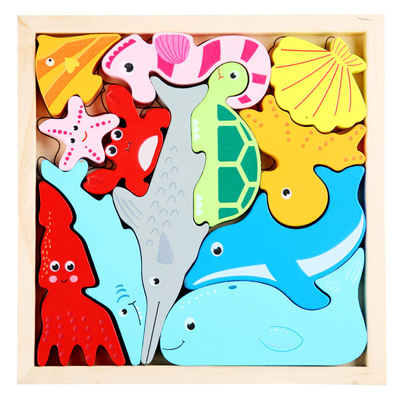 Building Blocks Magnetic Clearance Intelligence Logical Thinking Wooden Educational Toys